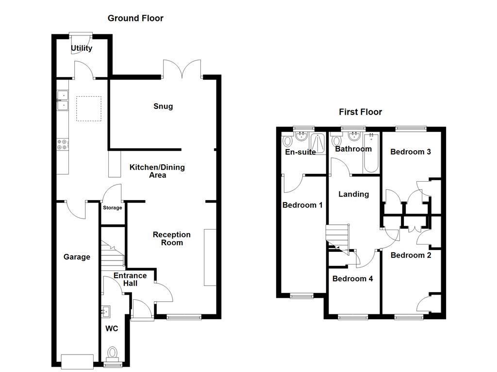 4, Wham Brook Close, Accrington floorplan
