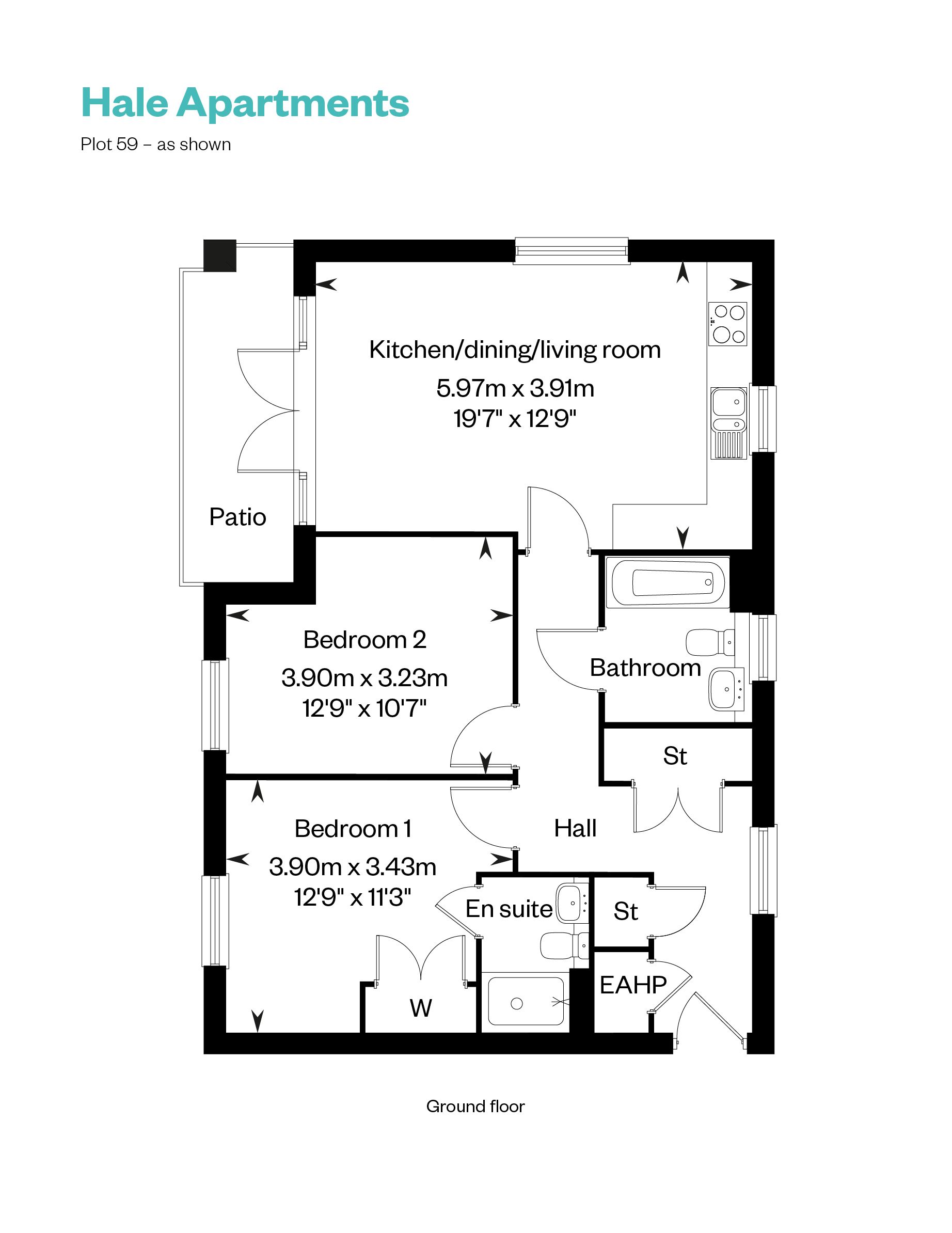 Plot 59 Cala At Waterbeach,, Kendale Road, Cambridge floorplan