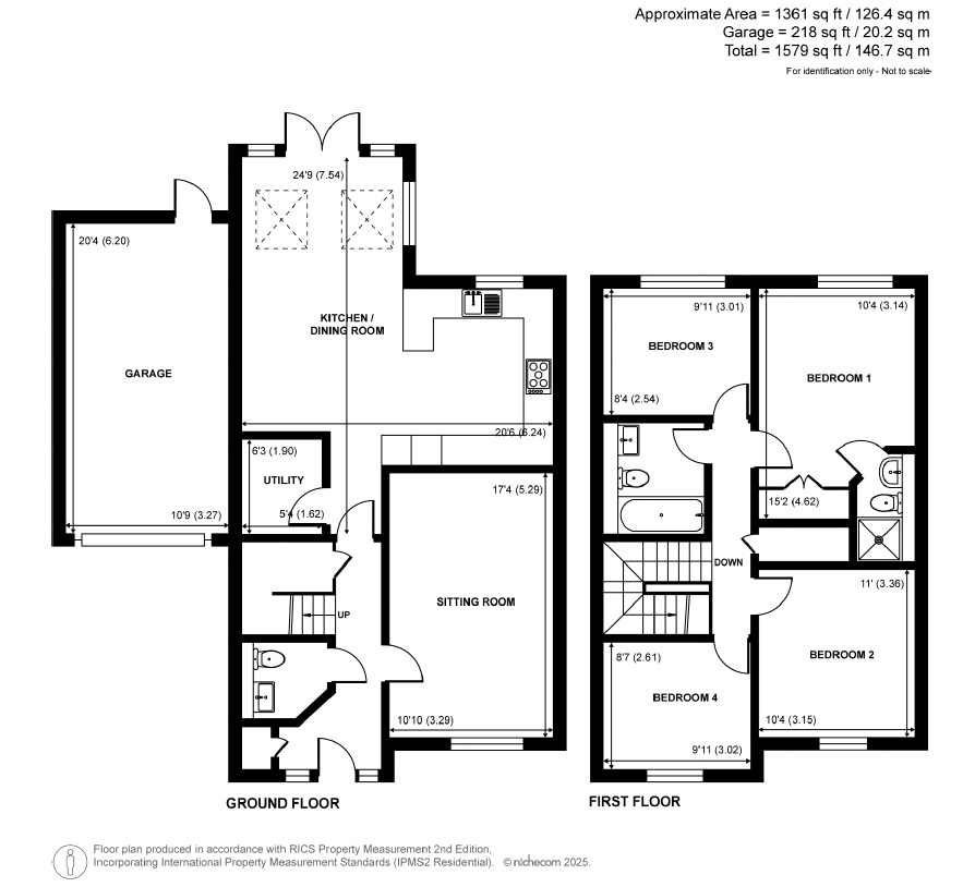 16, Garrett Crescent, Ottershaw floorplan