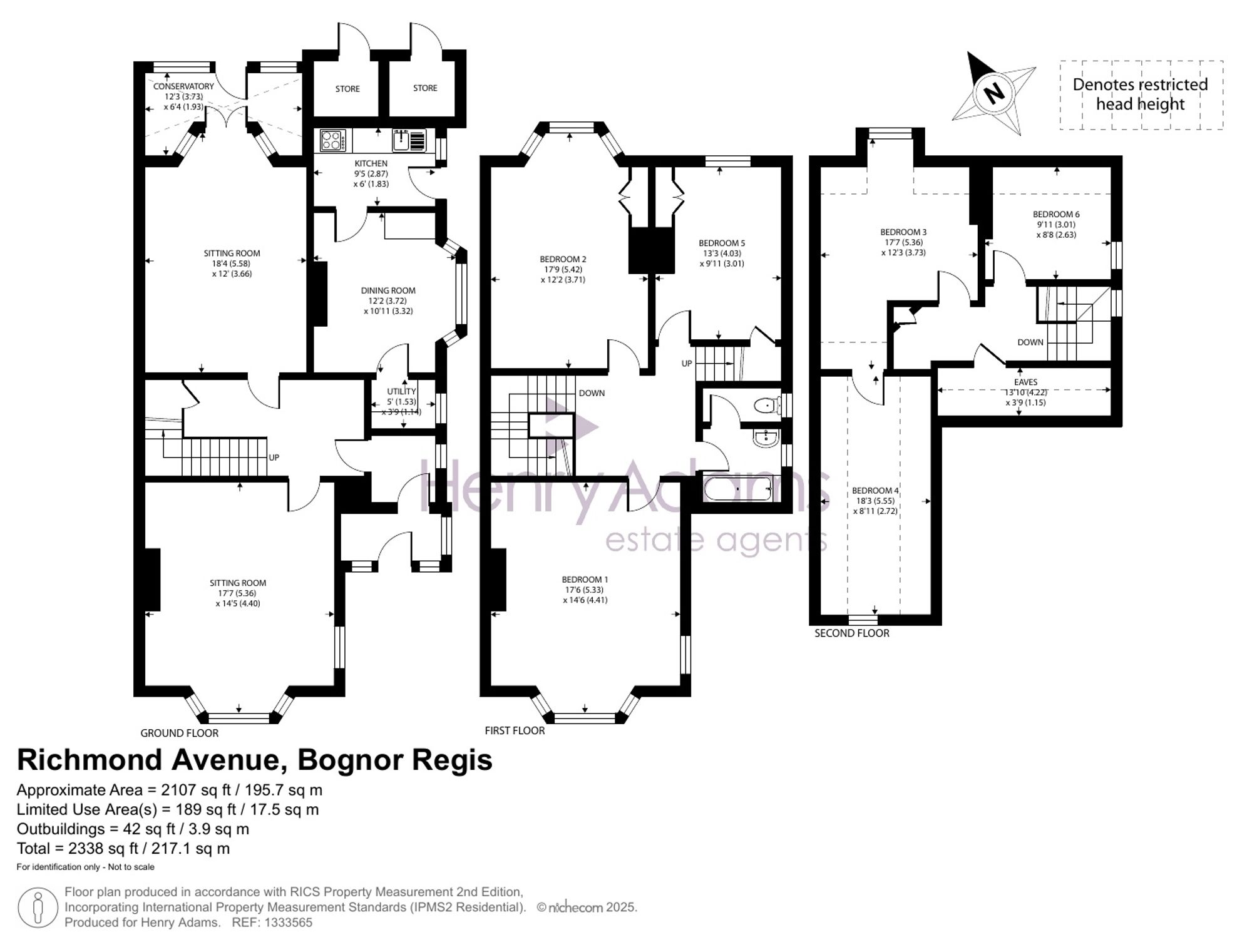 54 Richmond Avenue, Bognor Regis floorplan
