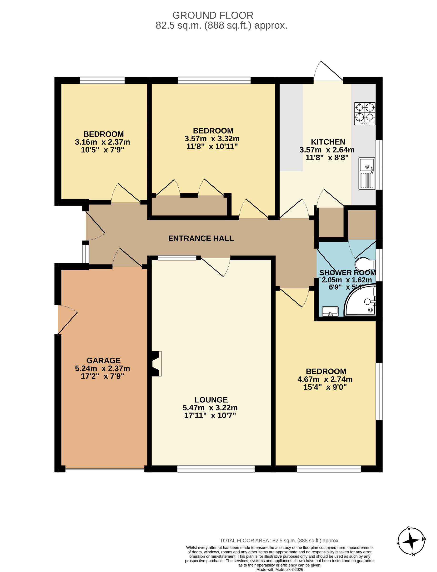 71 Longmead Road, Paignton floorplan