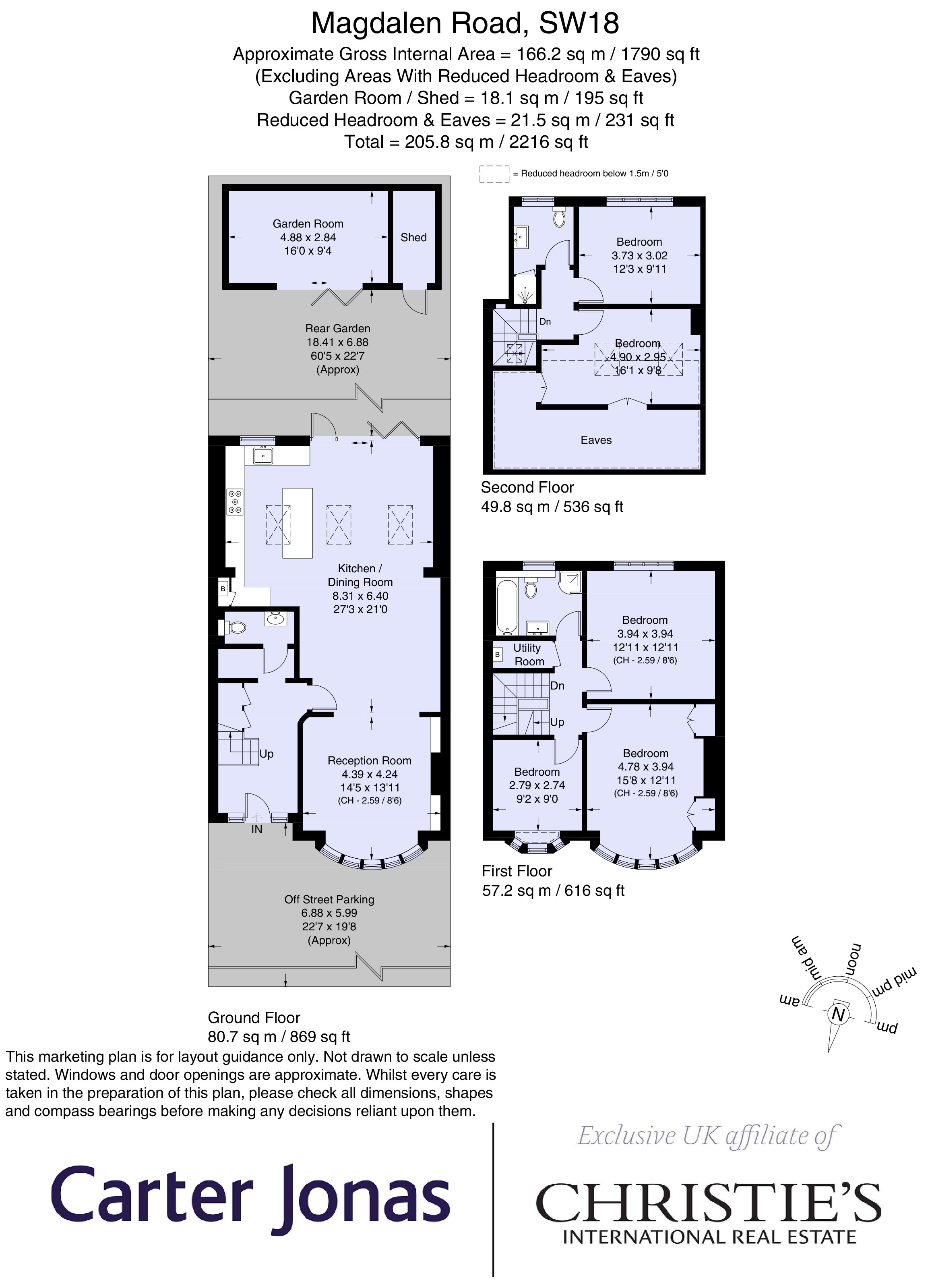15, Magdalen Road, London floorplan