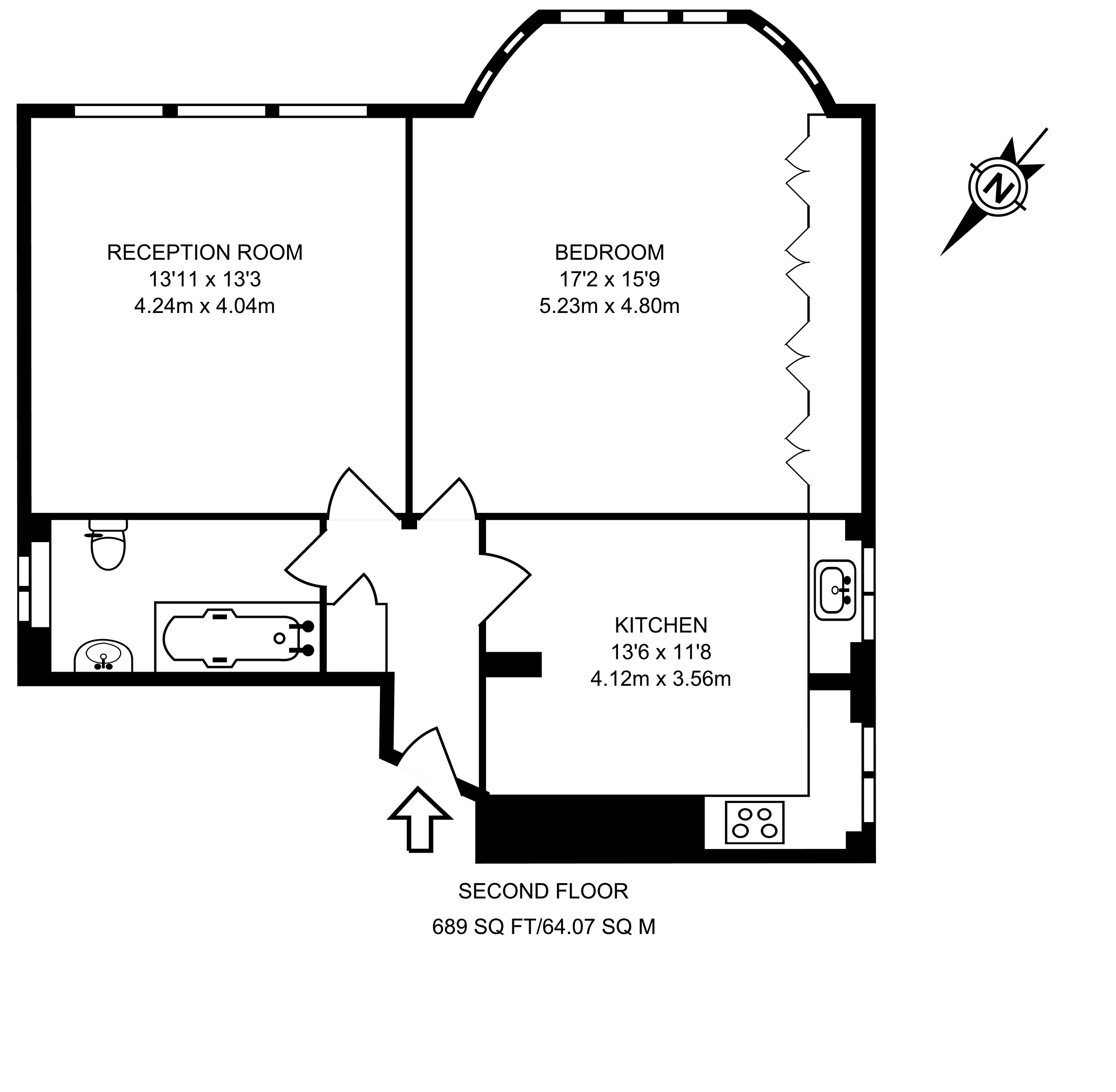 1 Bedrooms Flat to rent in Wadham Gardens, Primrose Hill NW3