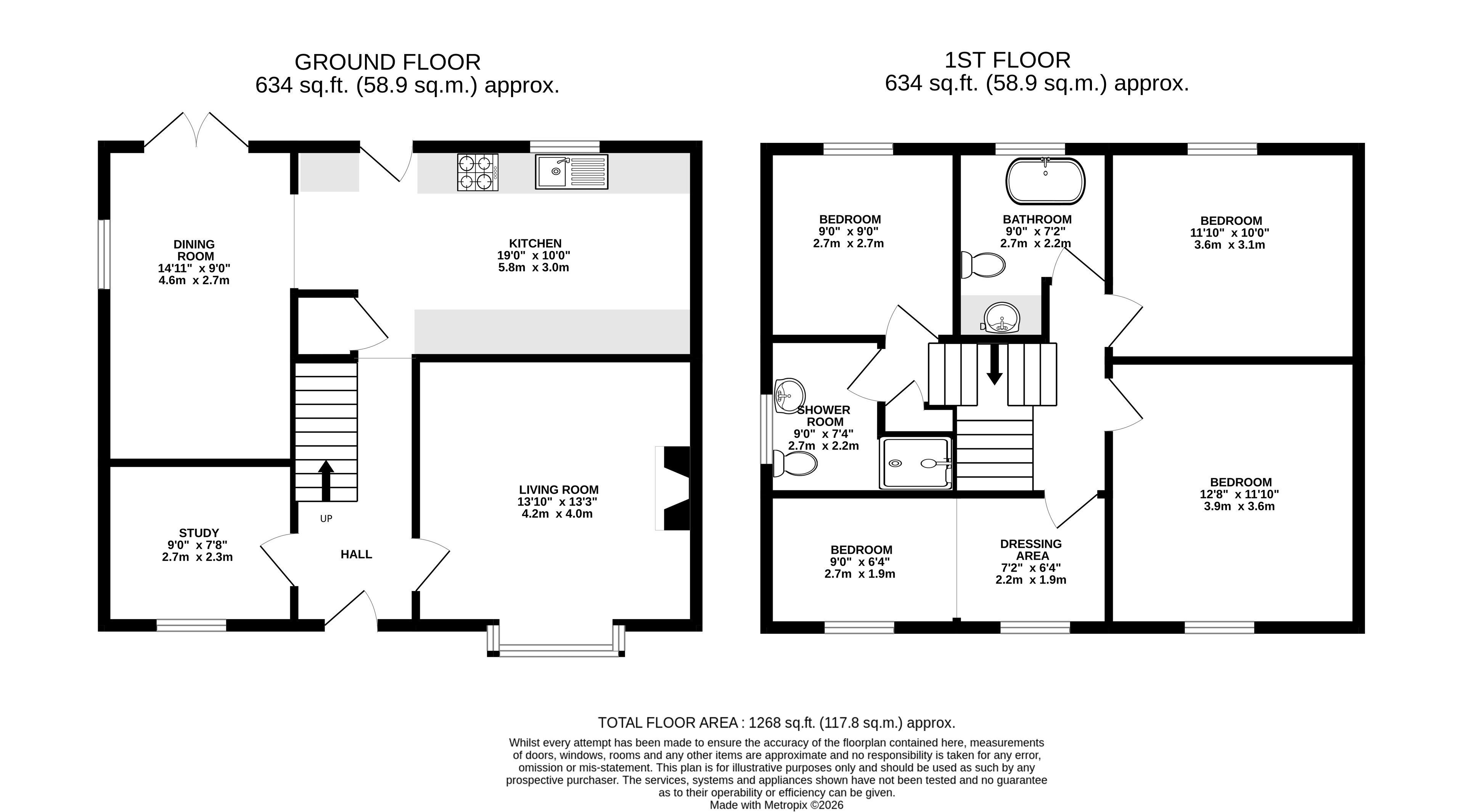 Yew Tree Cottage, Thorpe Road, Clacton-on-Sea floorplan