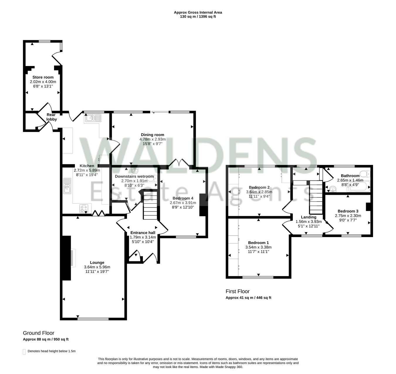 22, Bruce Road, Bedford floorplan