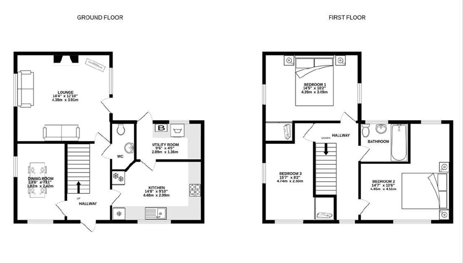 19, Walnut Grove, Somerset floorplan