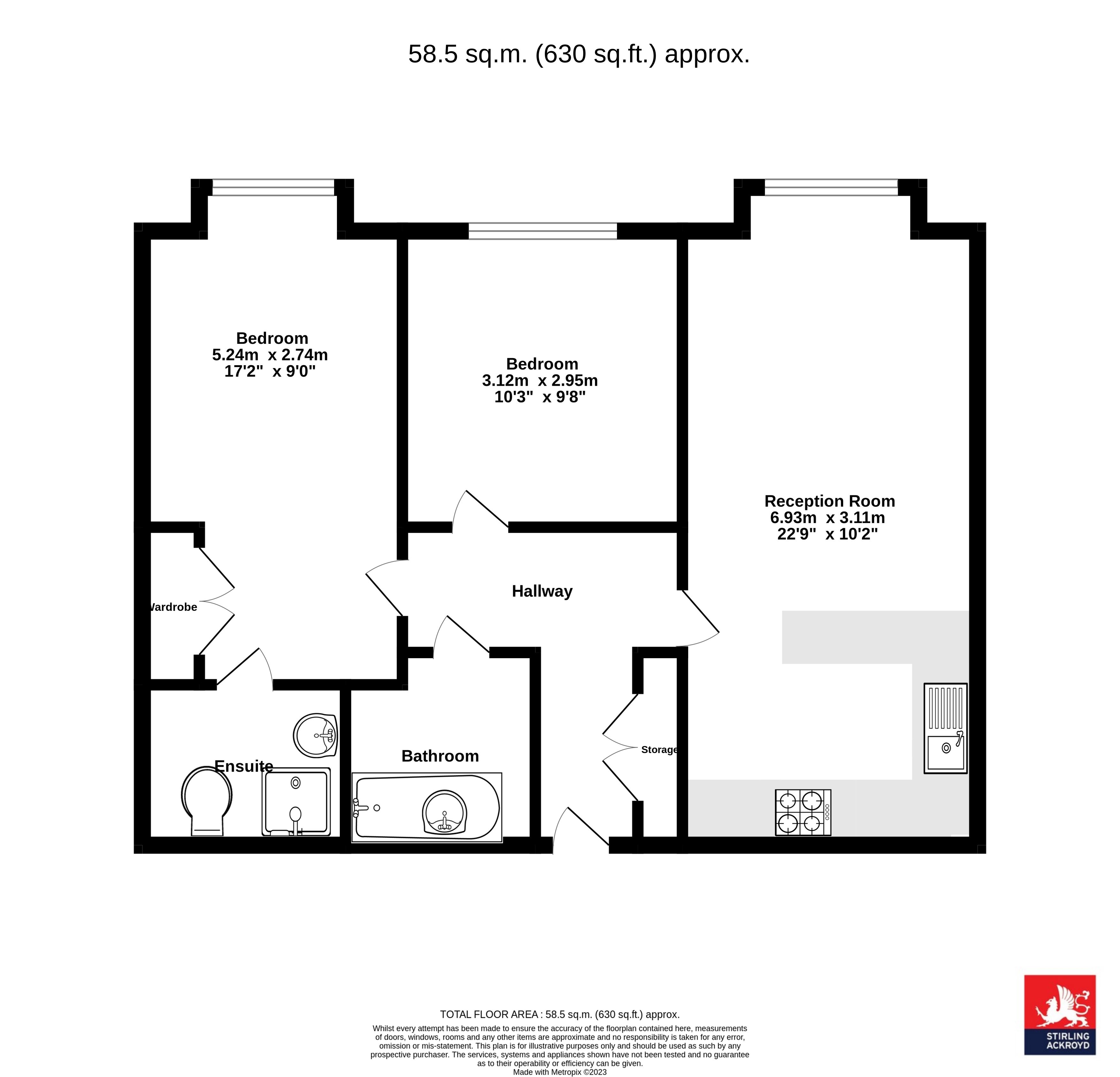 South Park Hill Road, South Croydon floorplan