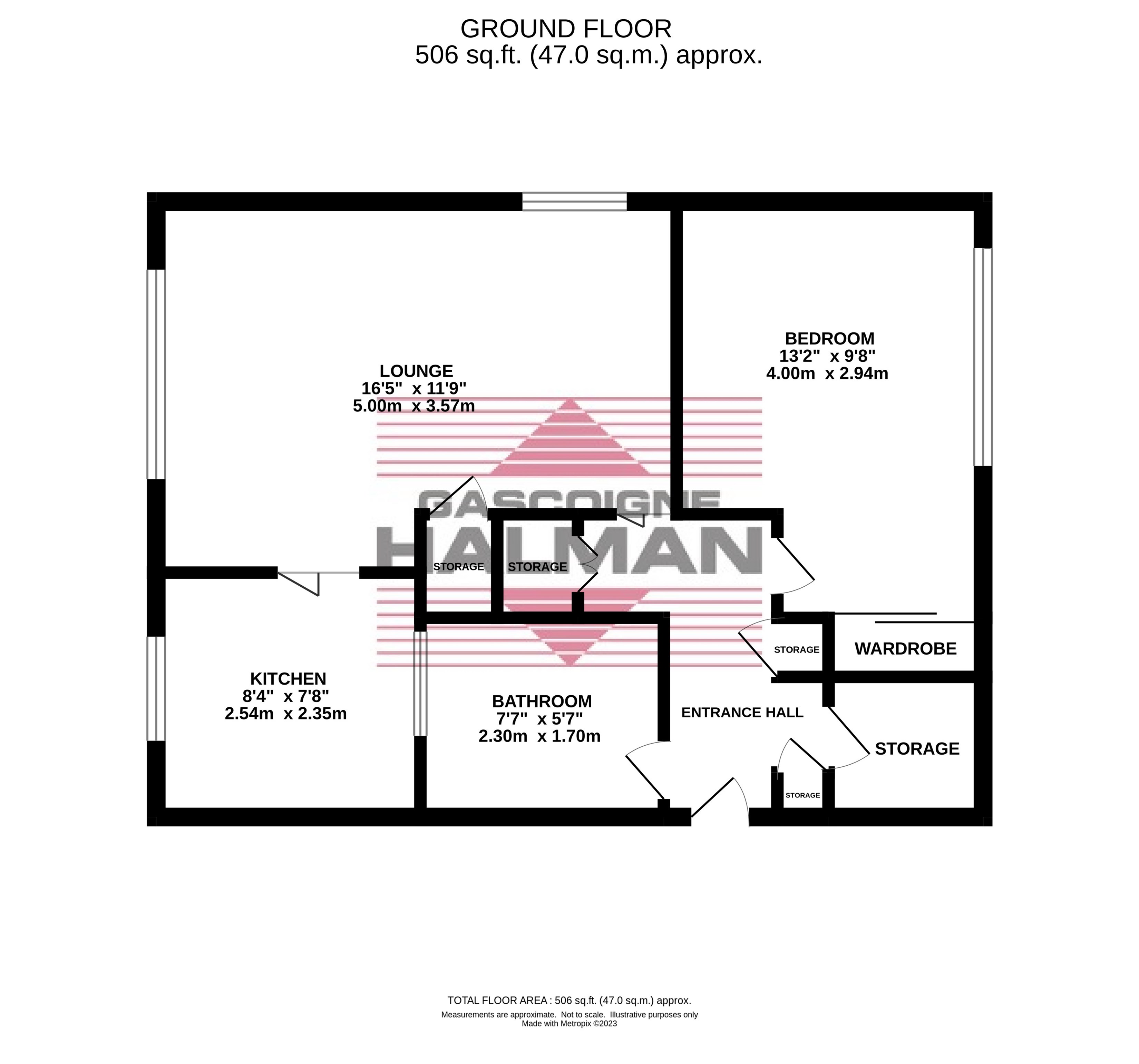 16, Flat 1, Cote Green Lane, Marple Bridge floorplan