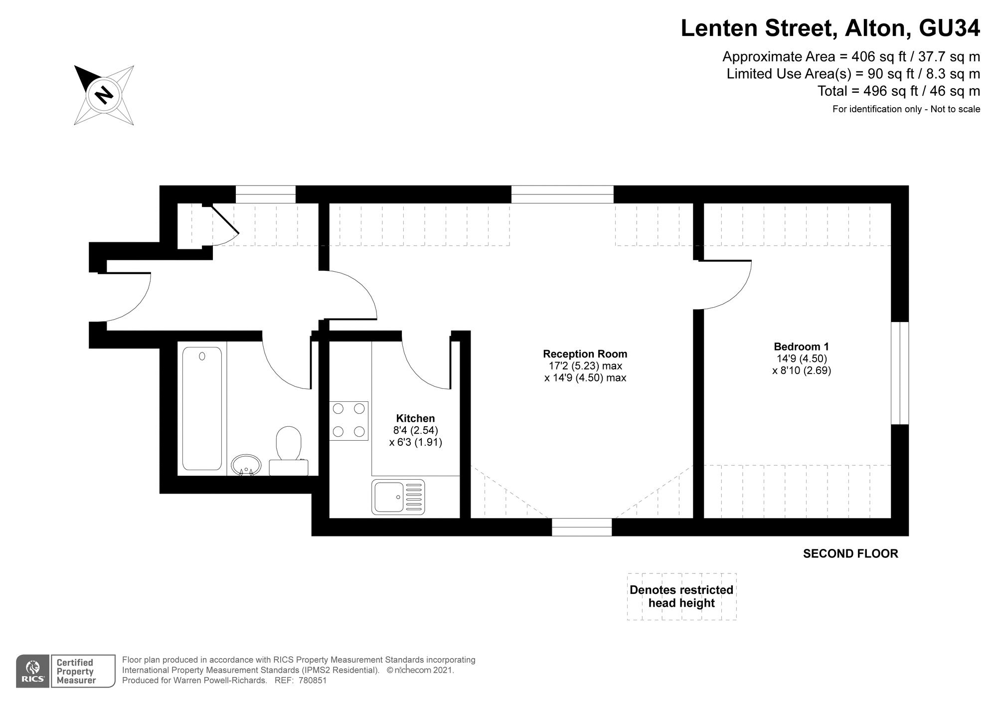 Flat 6, The Old Bakery,, Lenten Street, Hampshire floorplan