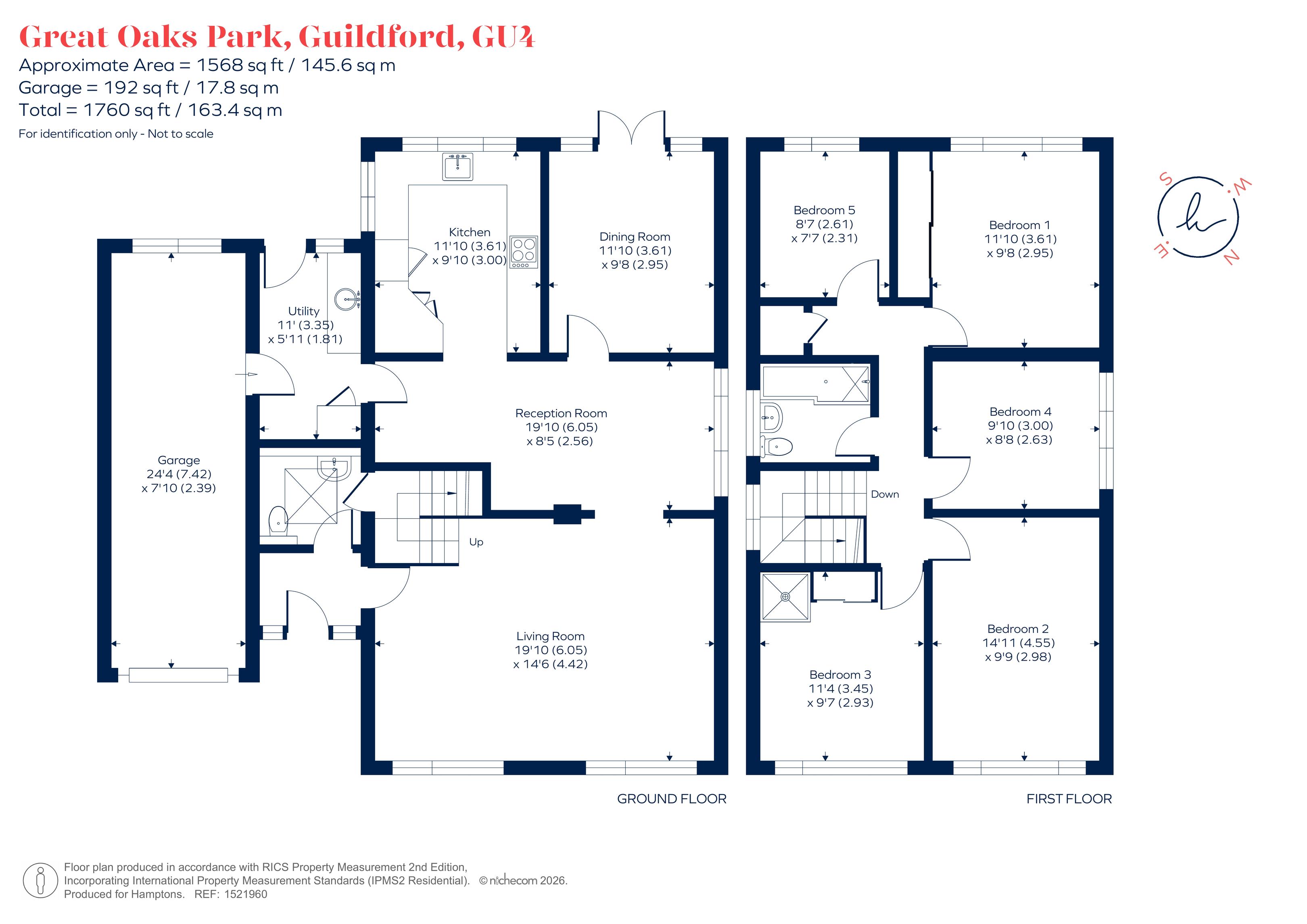 40, Great Oaks Park, Guildford floorplan
