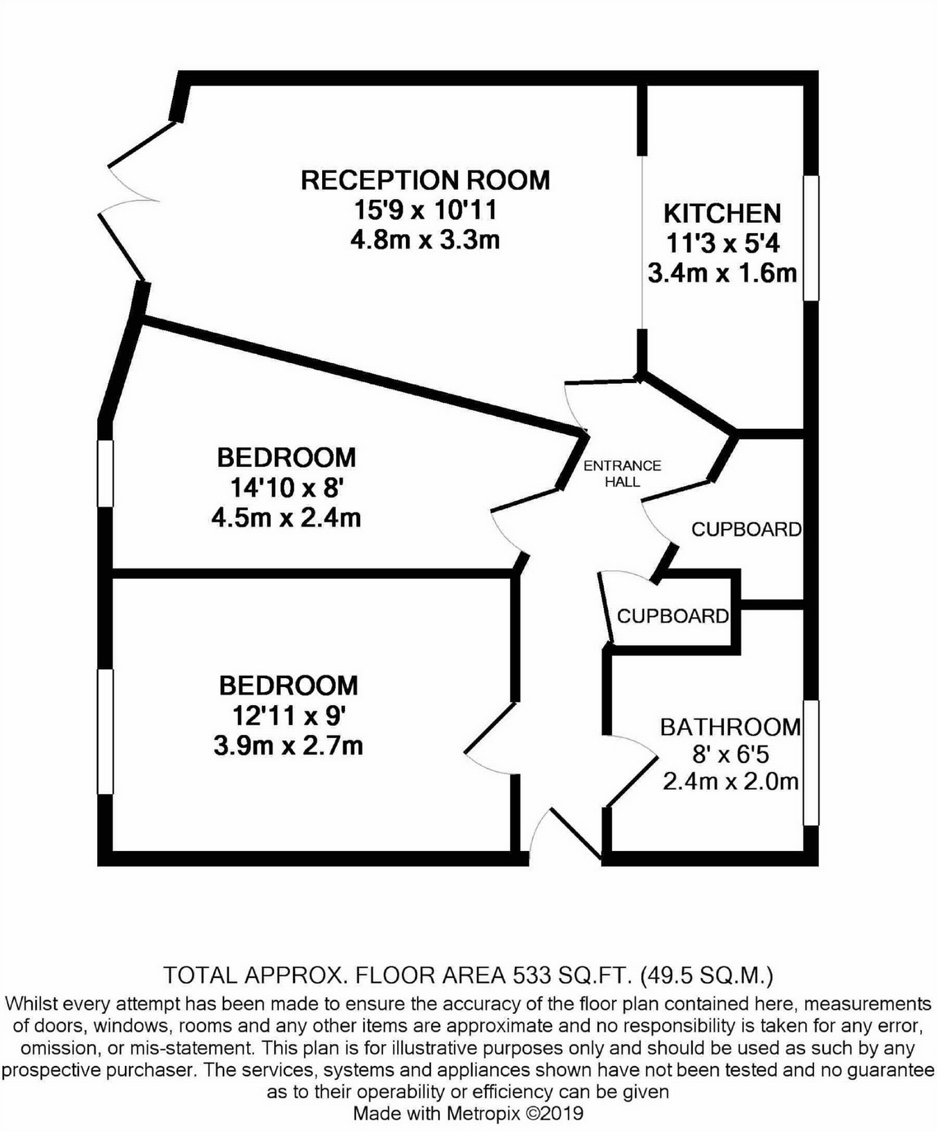 2 Bedrooms Flat for sale in Huron Road, Broxbourne, Hertfordshire EN10