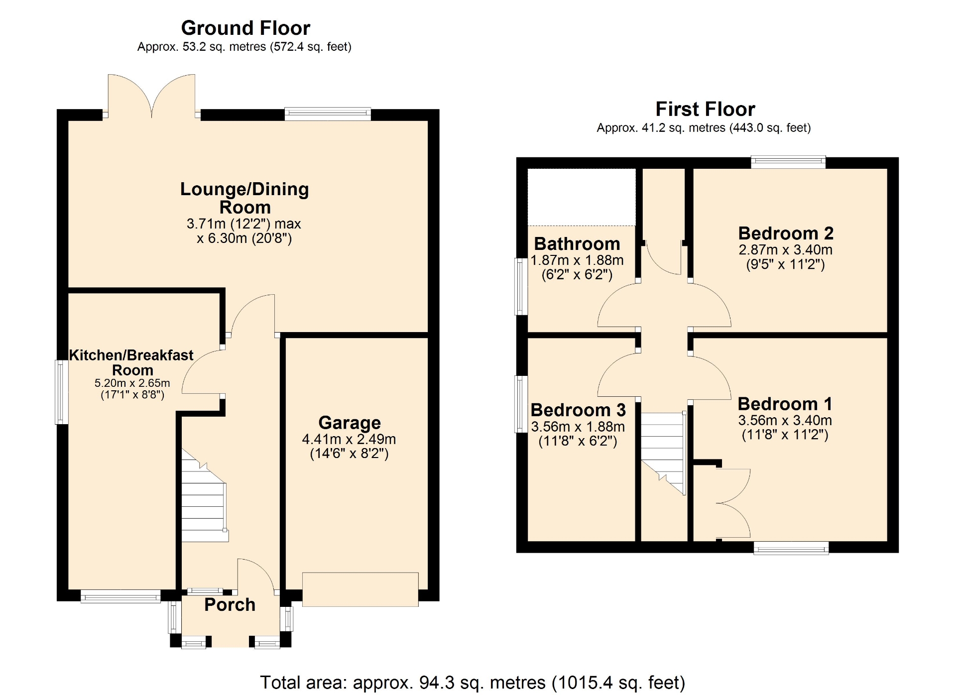 47, Churchill Avenue, Northampton floorplan