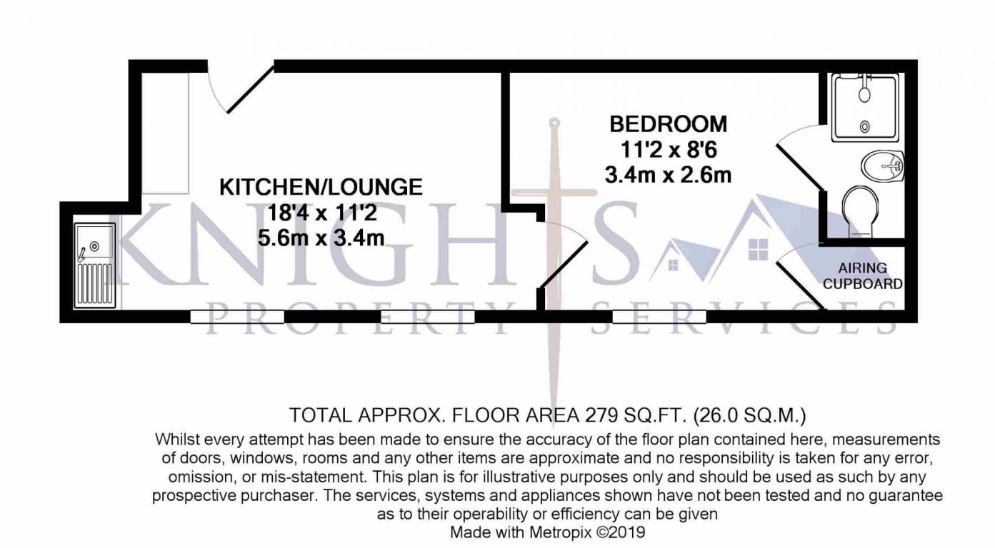 1 Bedrooms Flat for sale in Kingsway, Camberley GU17