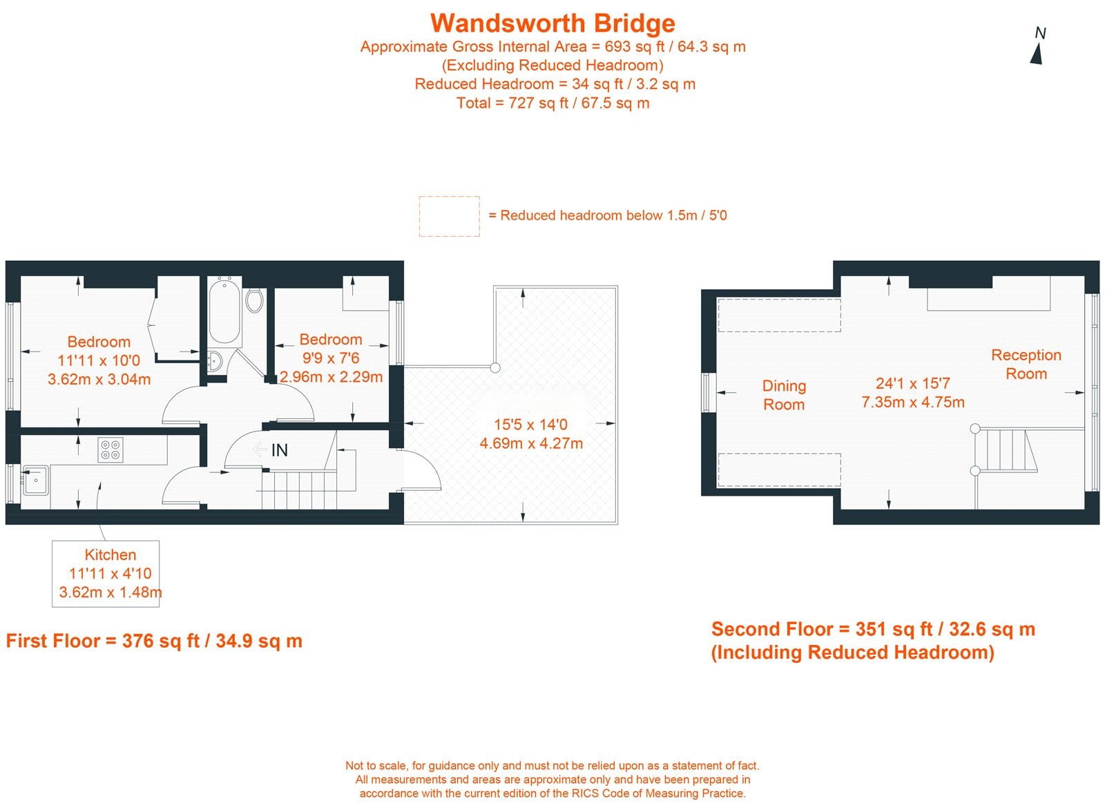 Wandsworth Bridge Road, Fulham floorplan