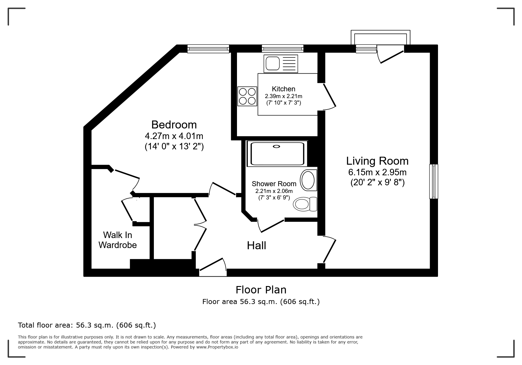 Flat 20, Oakingham Place 54-58,, Reading Road, Berkshire floorplan