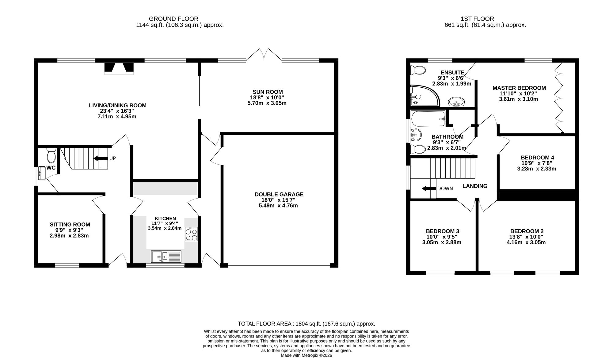20 Harvey Avenue, Nantwich floorplan