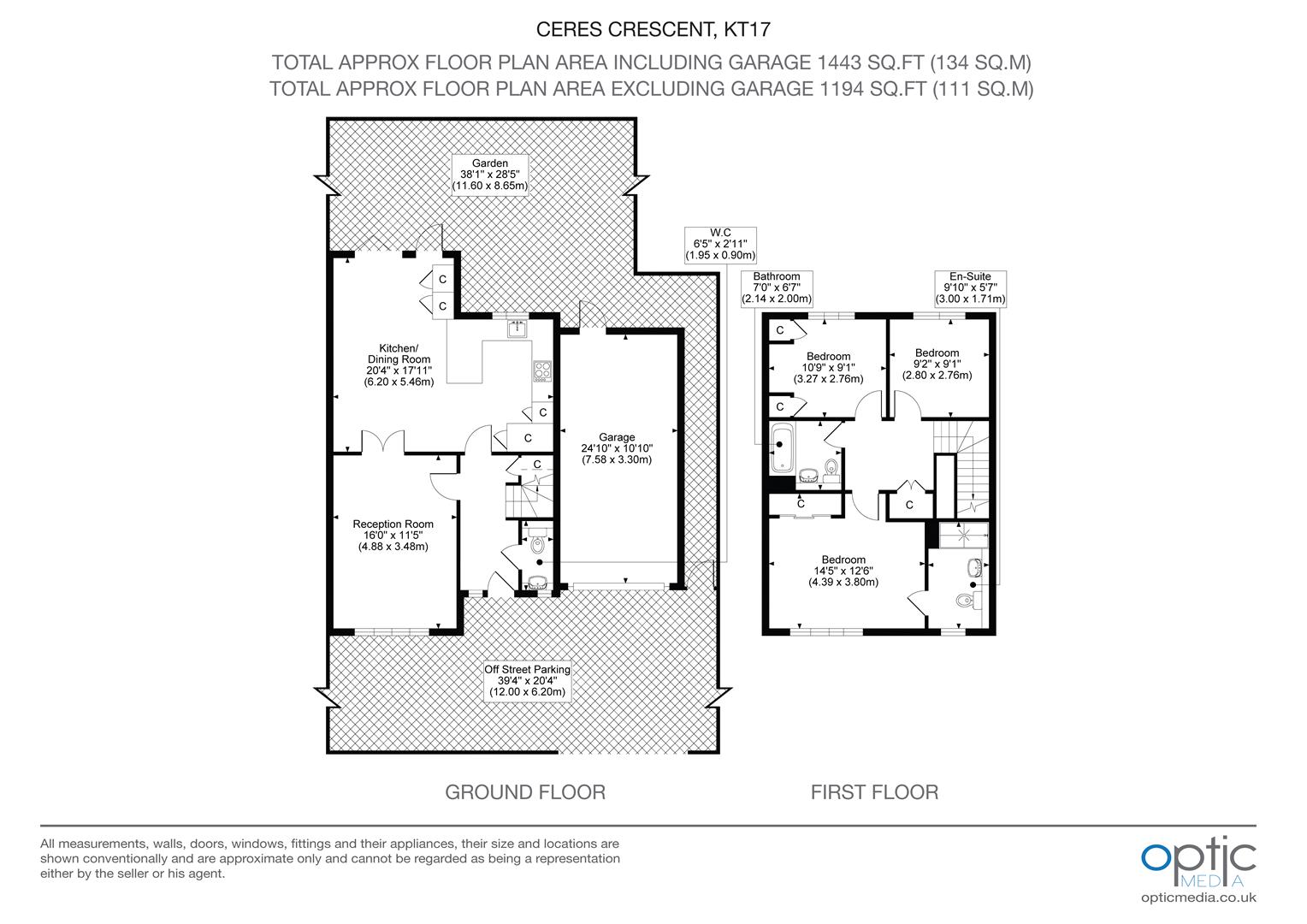 18, Ceres Crescent, Epsom floorplan
