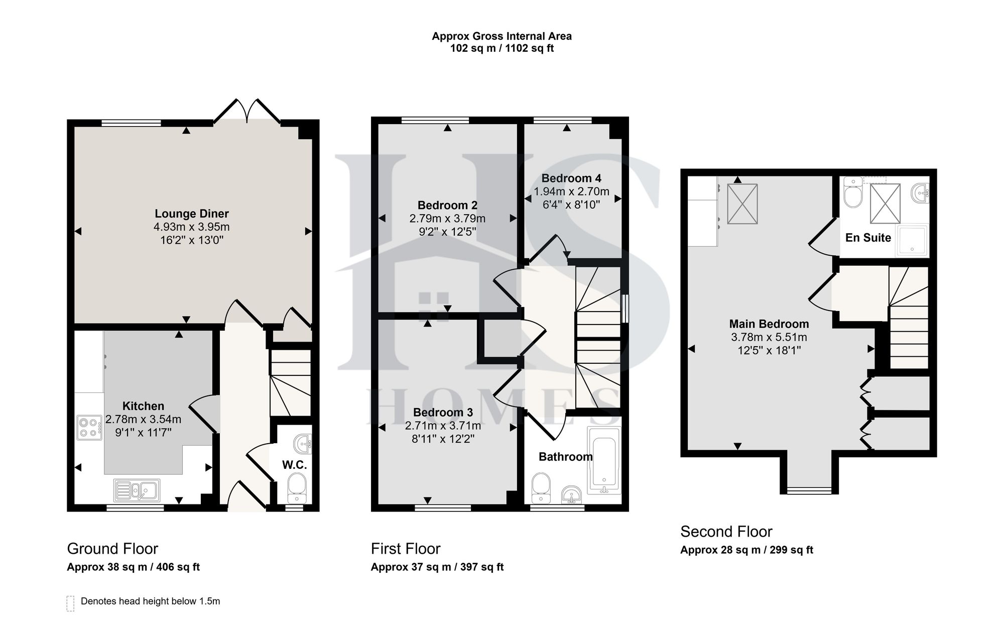 29 Spiers Crescent, Evesham floorplan