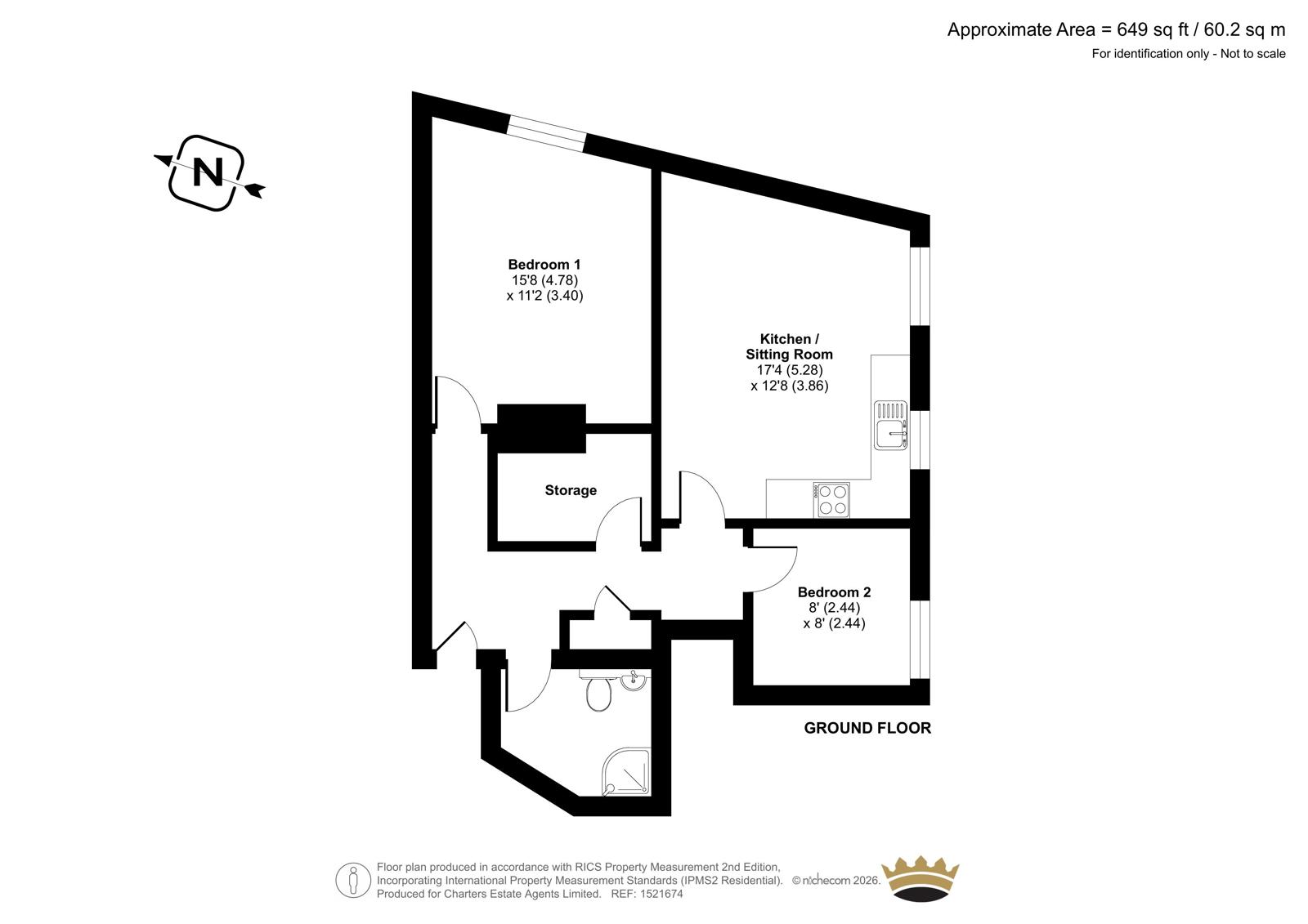 White Hart Road, Hampshire floorplan