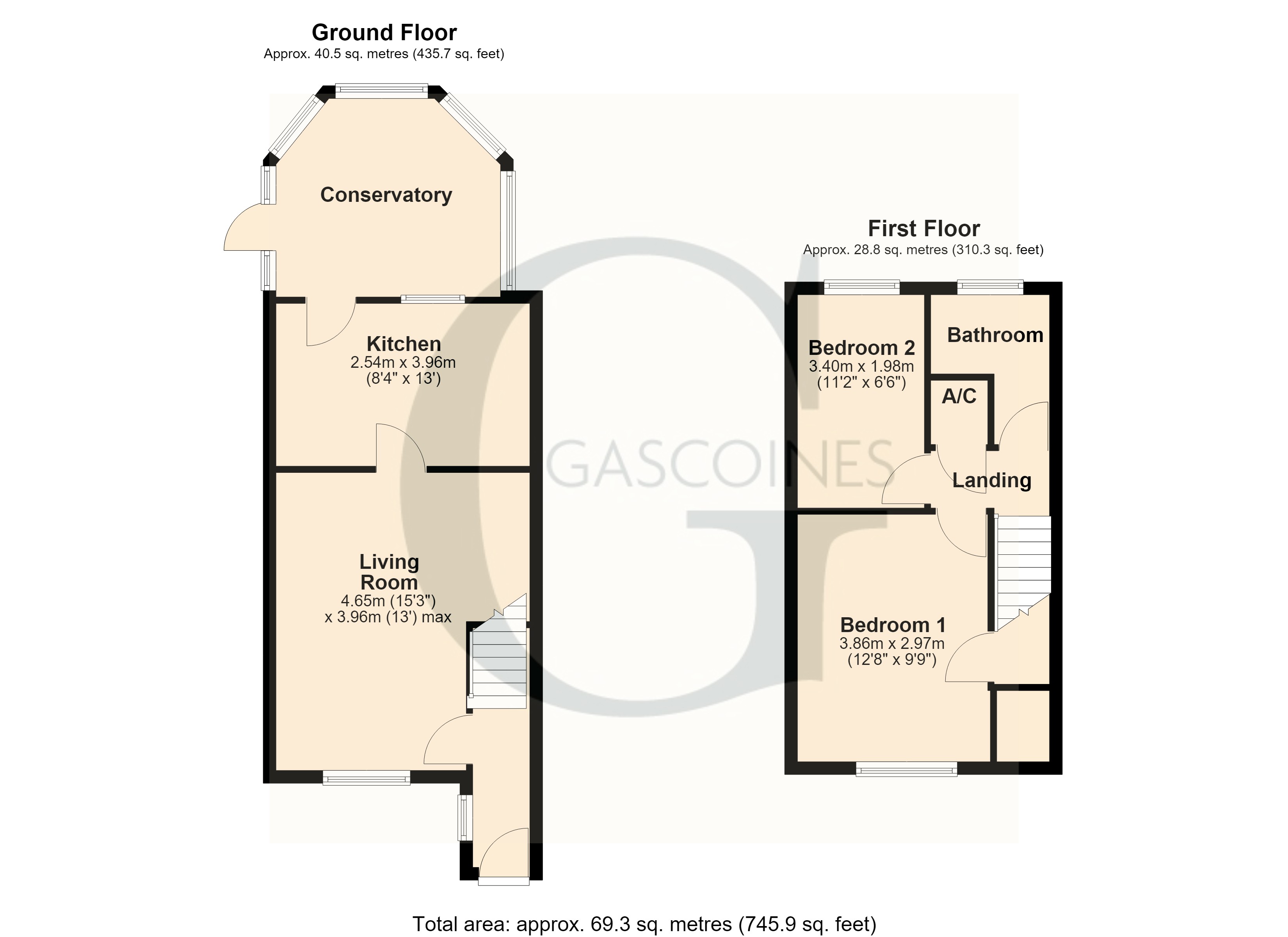 1, Metcalfe Close, Nottinghamshire floorplan