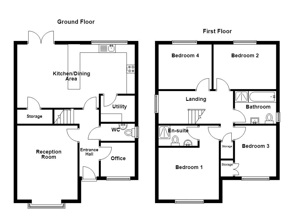 15, Dawson Drive, Cliviger floorplan
