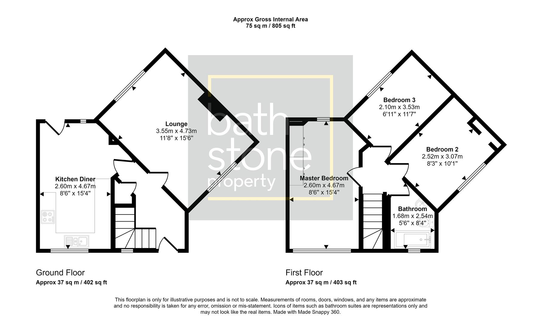 Eastover Grove, Odd Down, Bath BA2, 3 bedroom semidetached house for