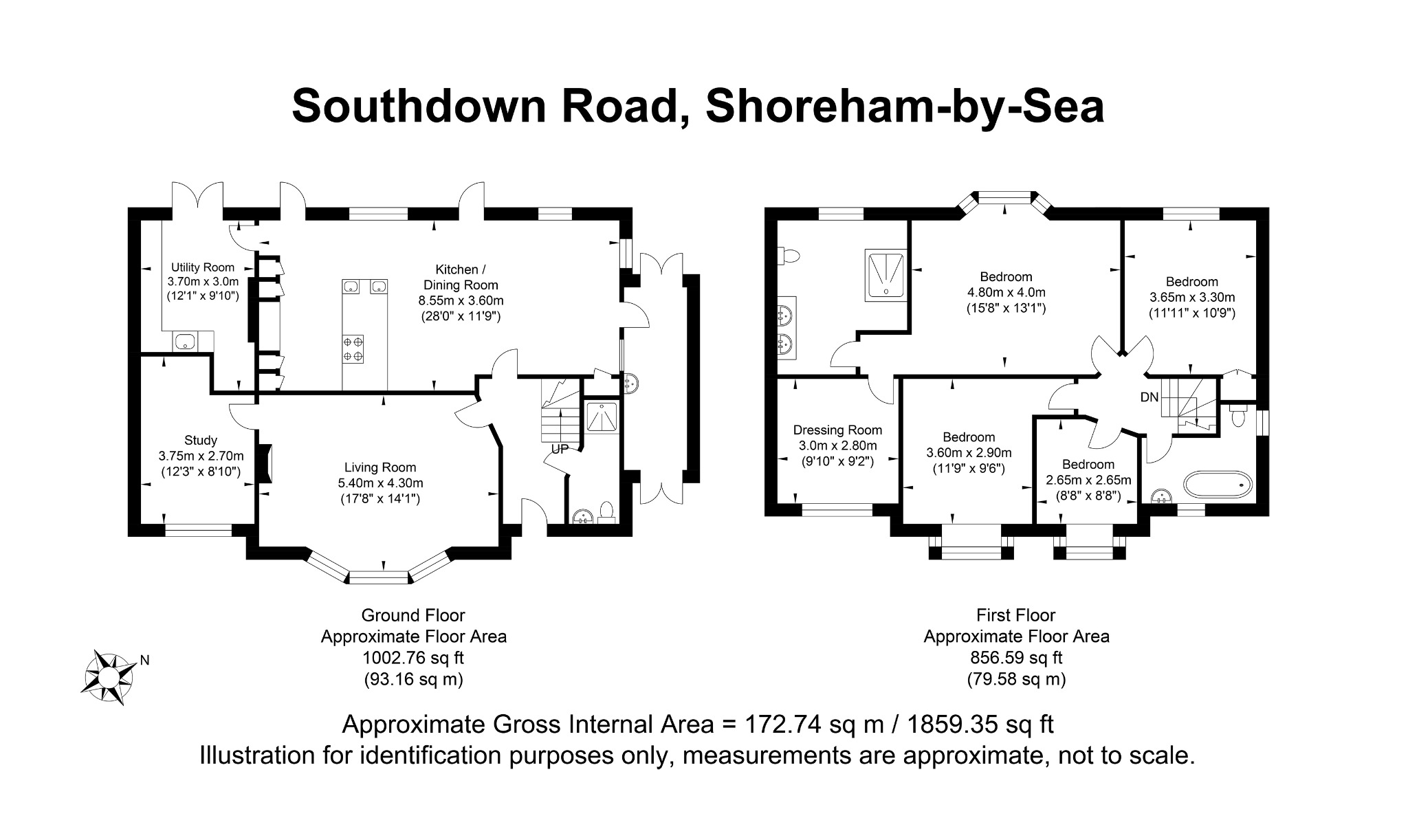59, Southdown Road, Shoreham-by-sea floorplan