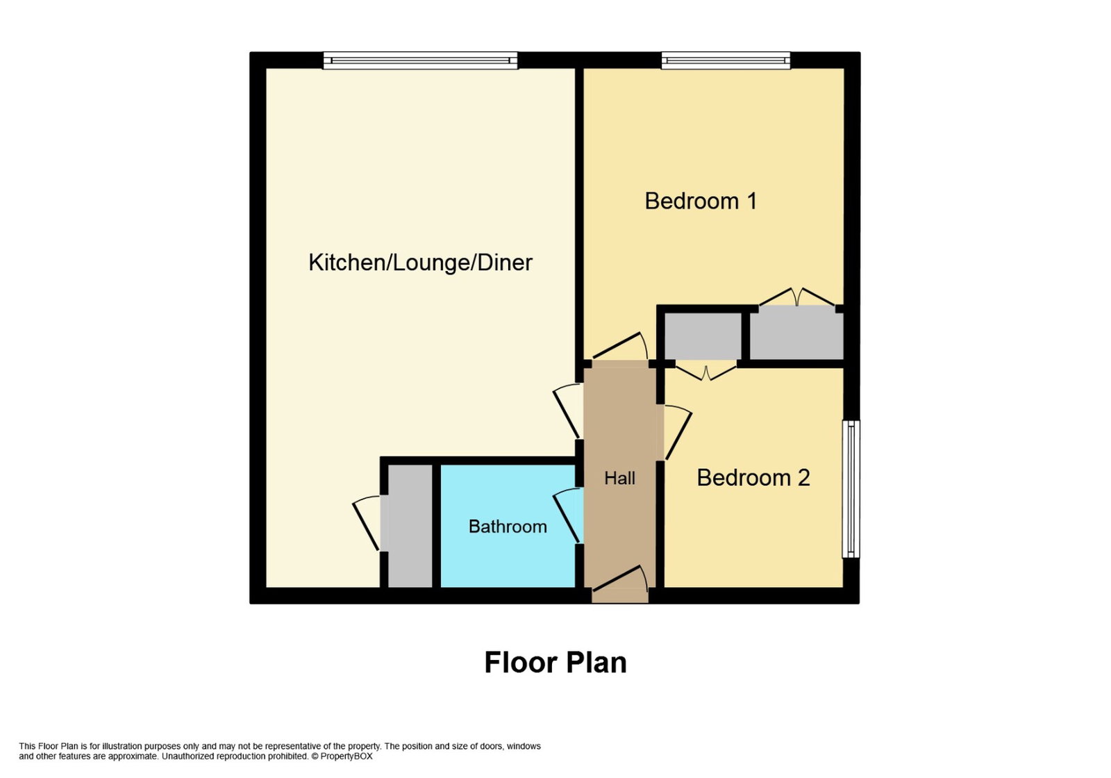 Flat 15 Beatty Court, Anson Drive, Southampton floorplan