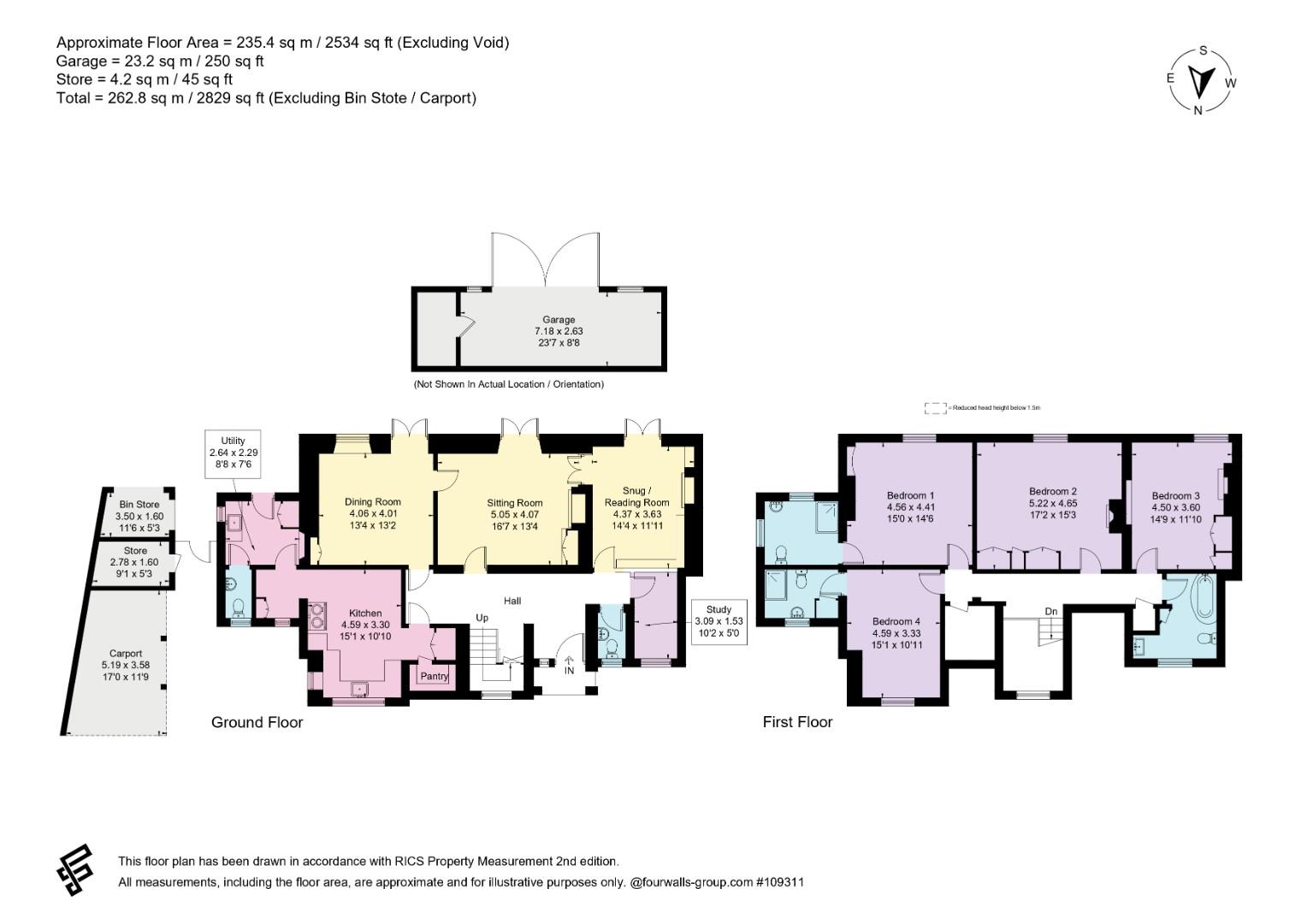 De Vaux Lodge, 8 St. Nicholas Road, Salisbury floorplan