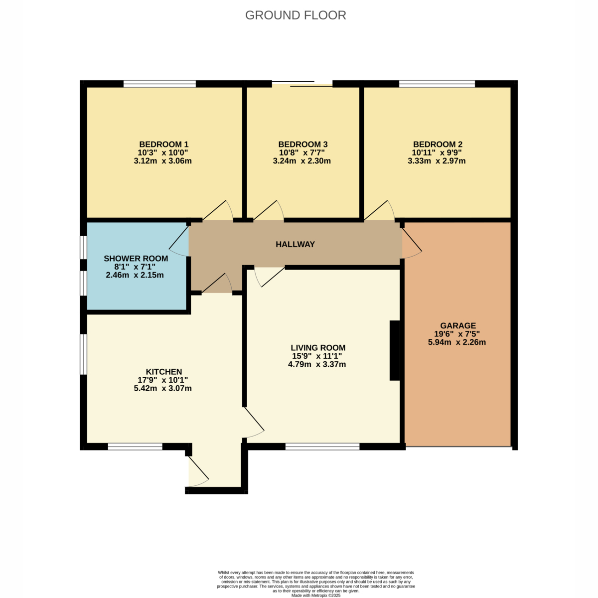 98, Farndale Road, Sutton-in-ashfield floorplan