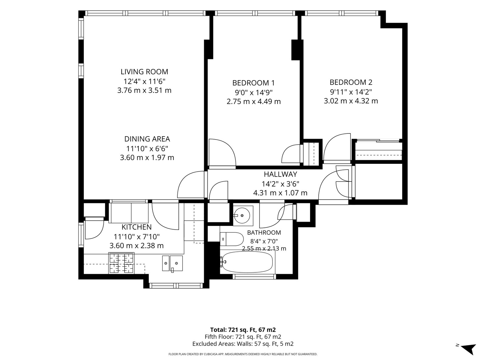 The Towers,Flat 17, Lower Mortlake Road, Richmond floorplan