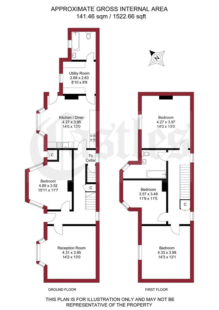 Lock House, Enfield Lock, Enfield floorplan