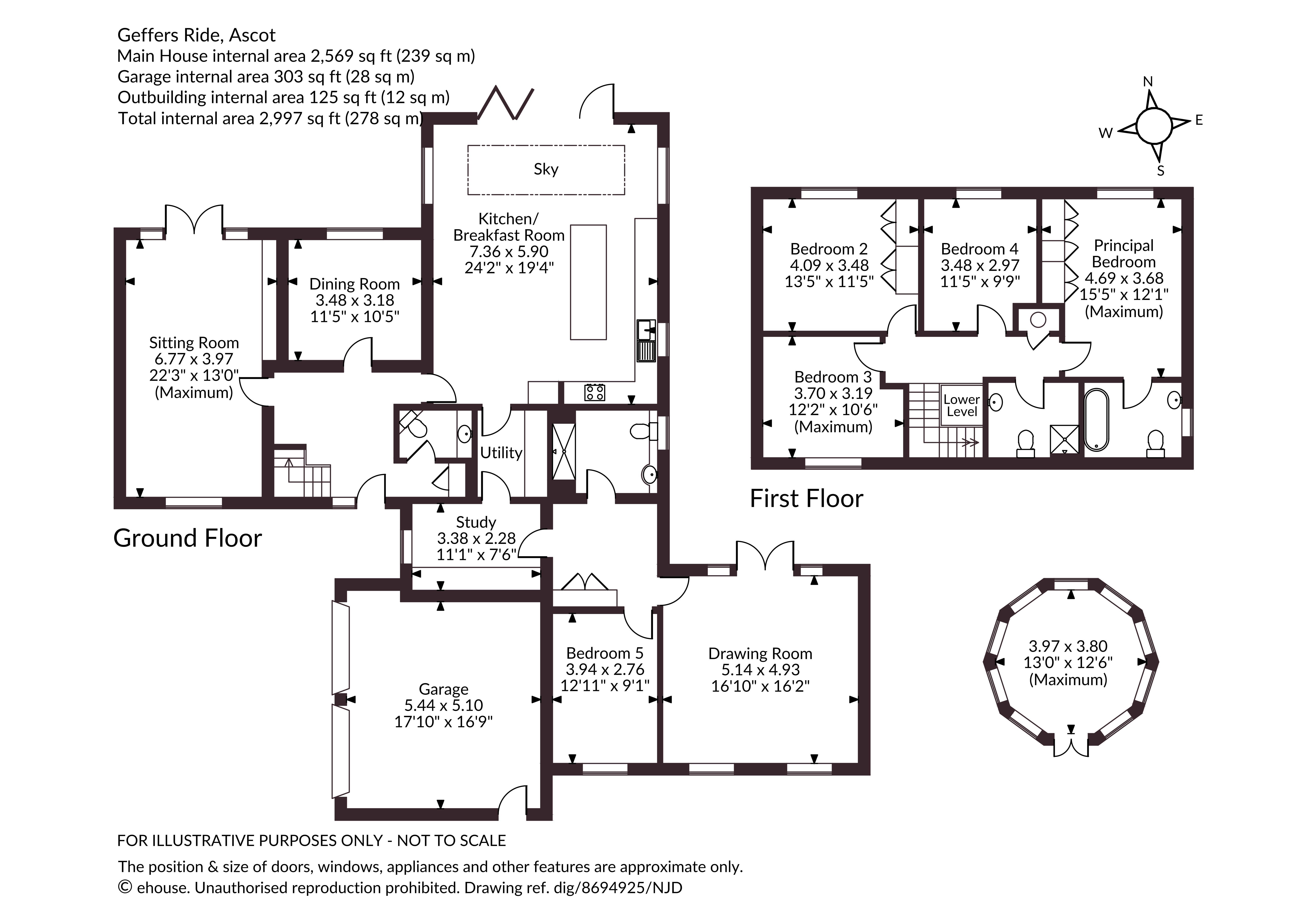70, Geffers Ride, Berkshire floorplan