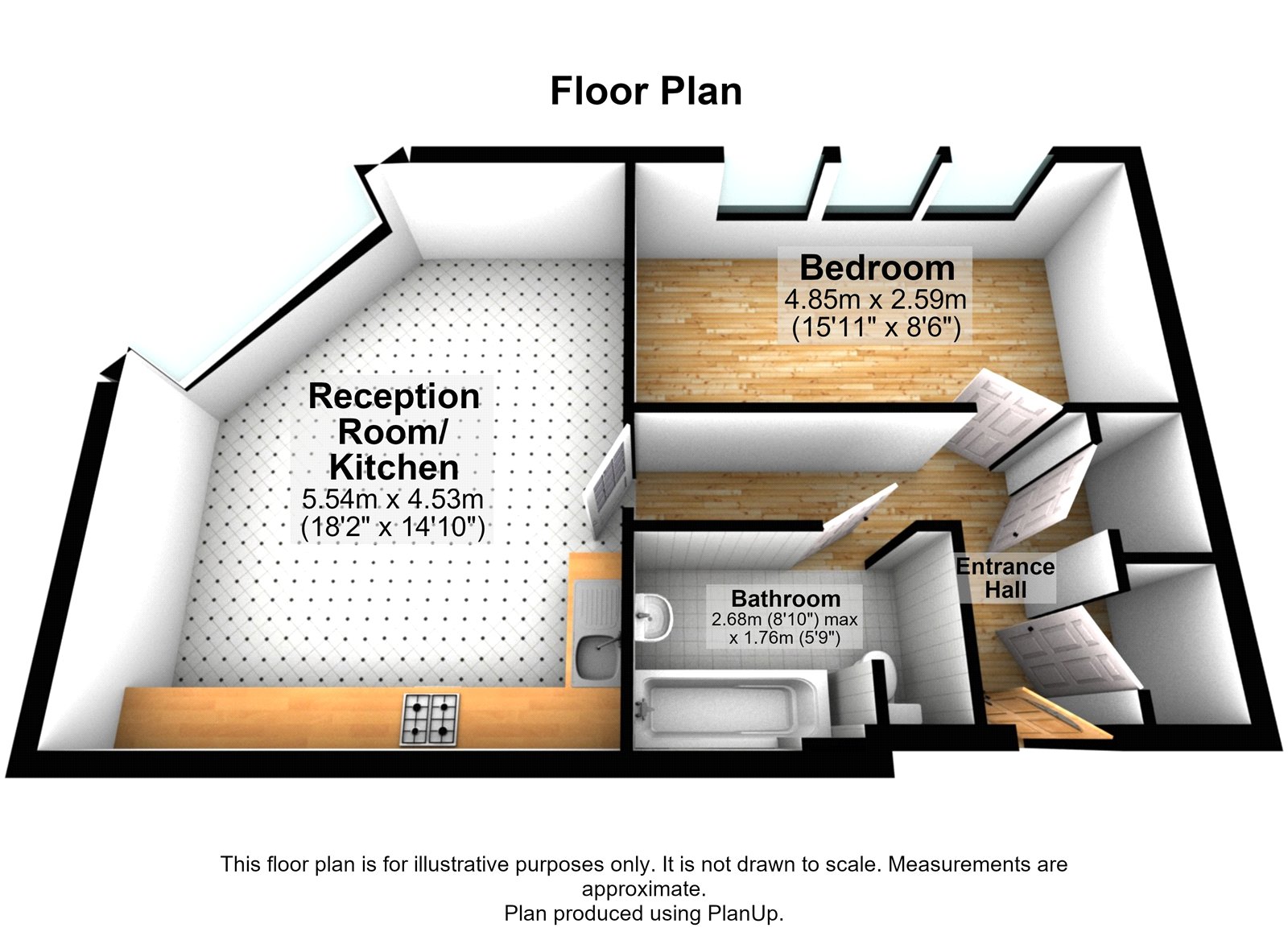Flat 6, Stafford House, 2A, Burnt Ash Road, London floorplan