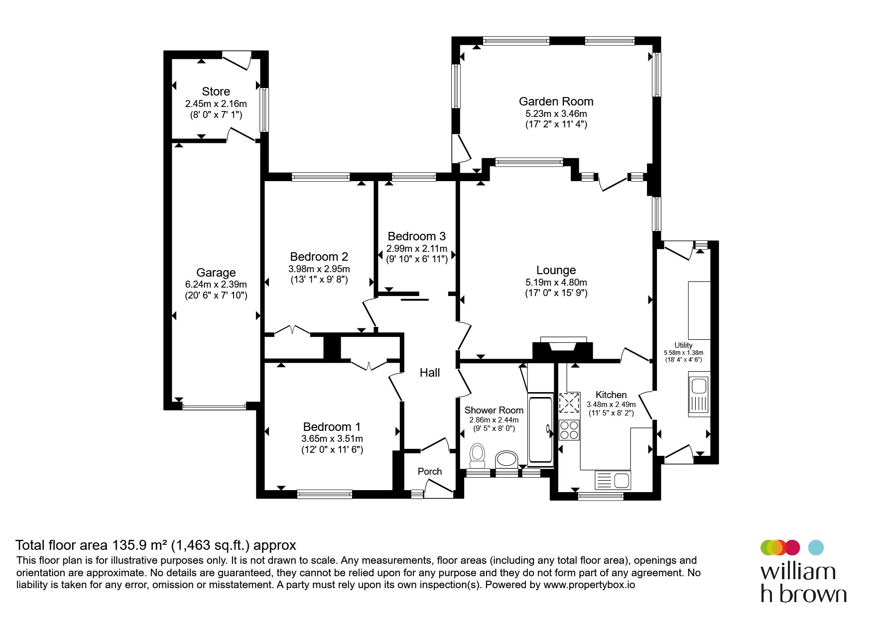 18, Lodge Close, Holt floorplan