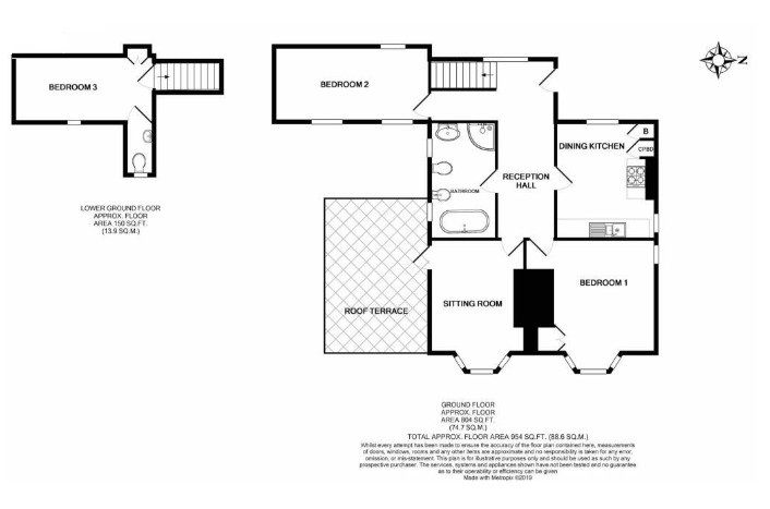 9, Wyche Road, Malvern floorplan