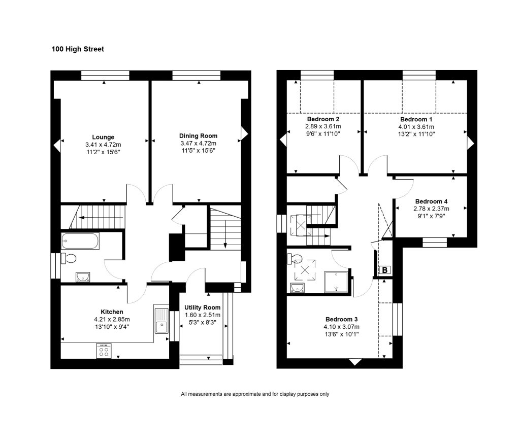100, High Street, Nairn floorplan