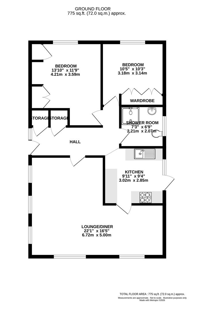 Abbeydale, Bristol floorplan