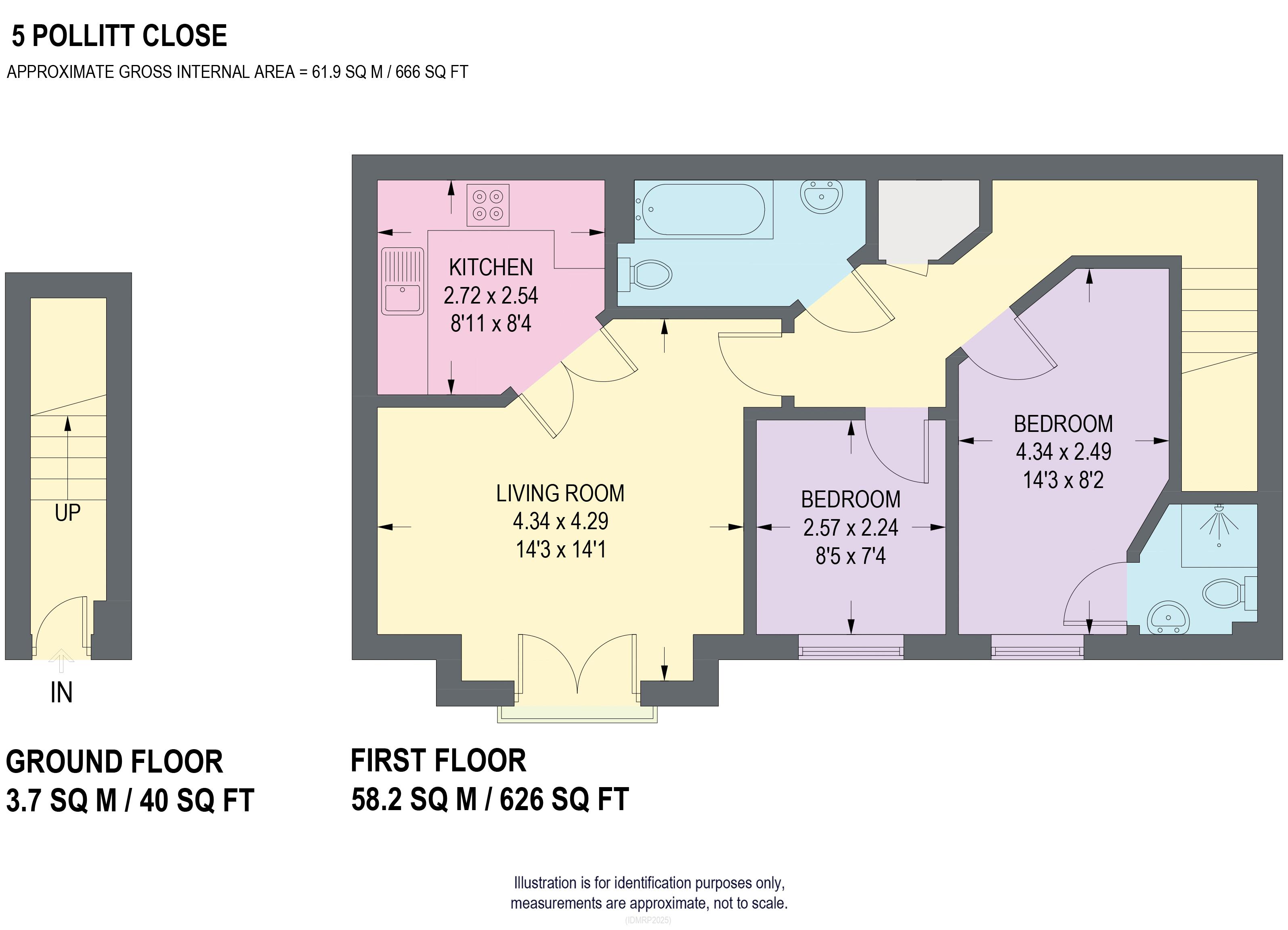 5, Pollitt Close, Sheffield floorplan