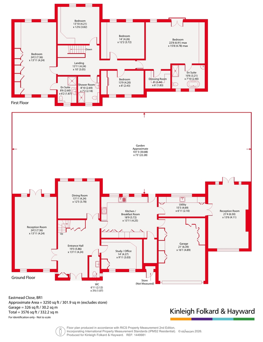 4, Eastmead Close, Bromley floorplan