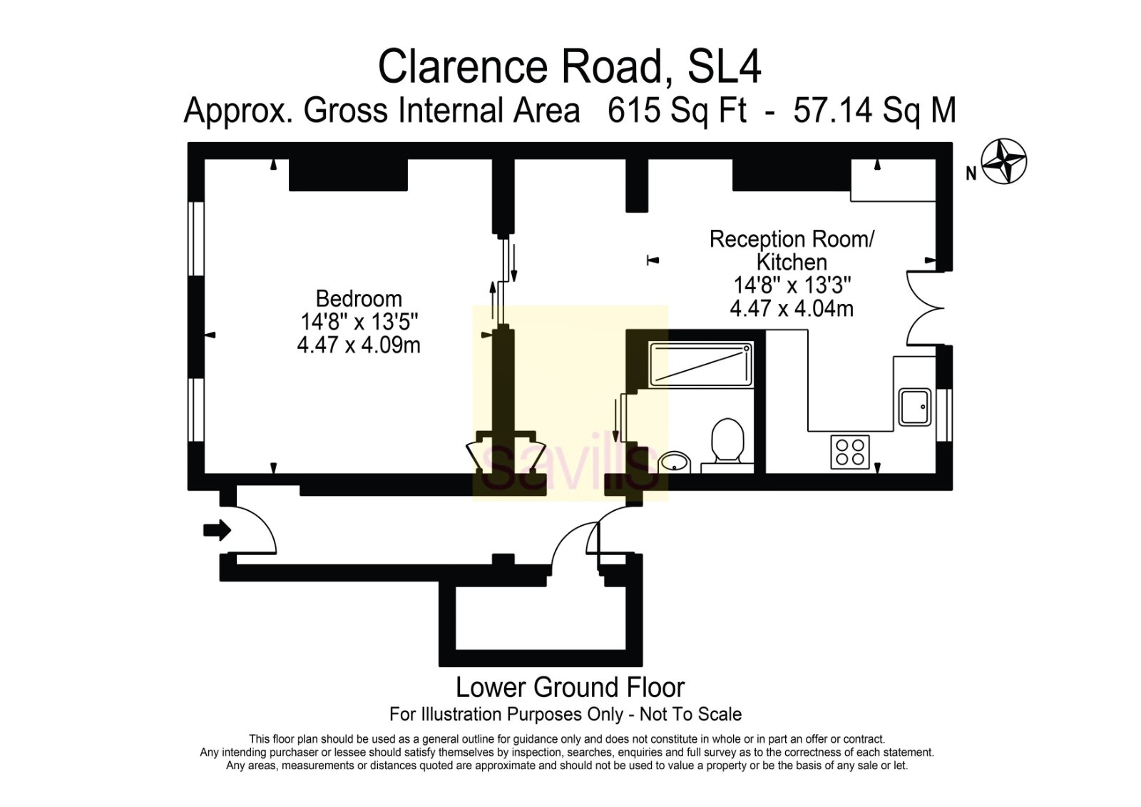 Flat 1, 24a, Clarence Road, Berkshire floorplan