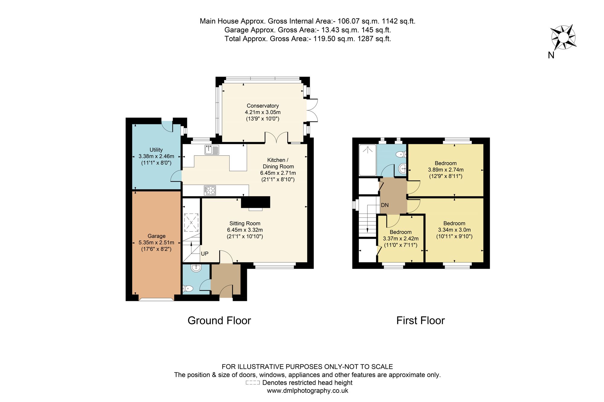 96 Fosseway Avenue, Moreton-In-Marsh floorplan