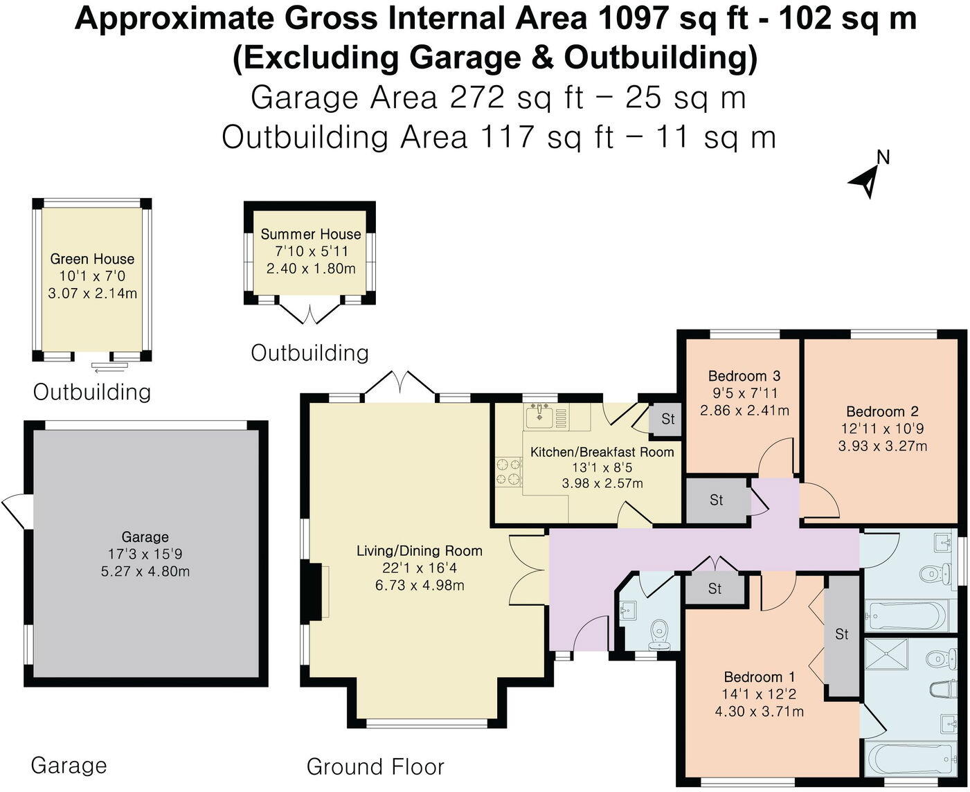1, Childs Hall Drive, Leatherhead floorplan