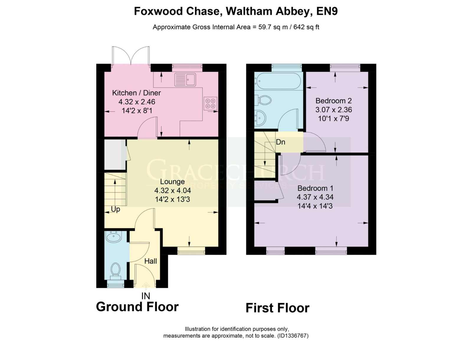 22 Foxwood Chase, Waltham Abbey floorplan