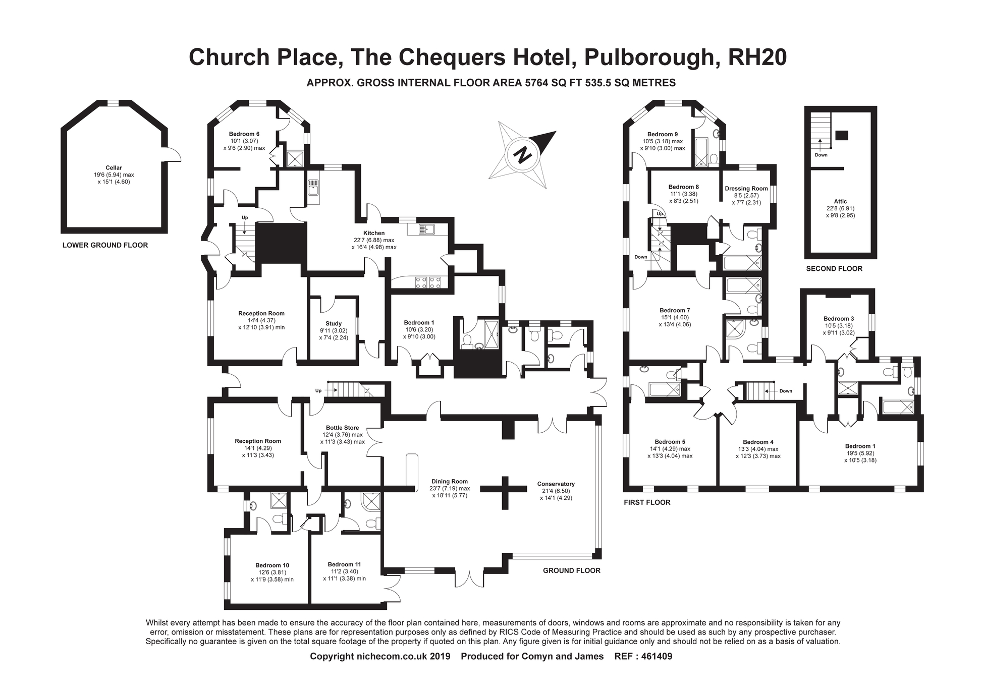 11 Bedrooms Detached house for sale in Church Place, Pulborough RH20