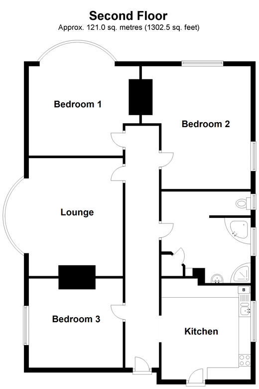 3 Bedrooms Flat for sale in Bridge Road, Sutton, Surrey SM2