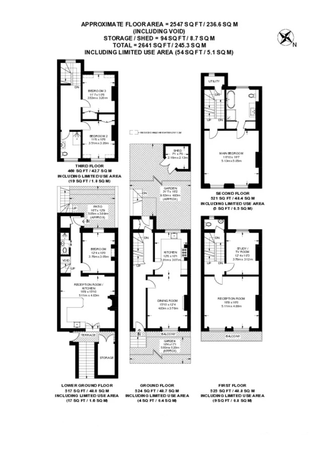 St Anns Terrace, London floorplan