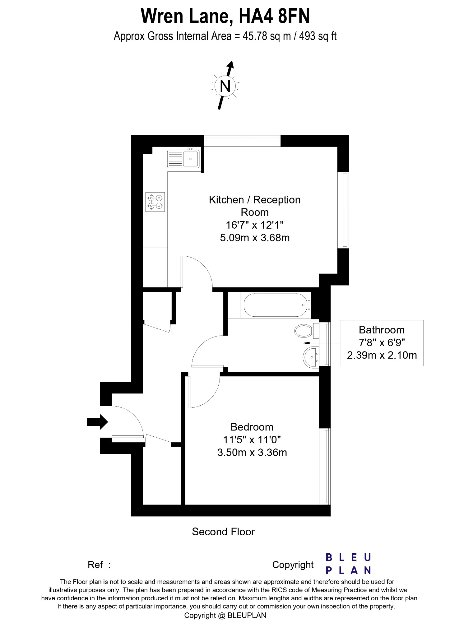 10 Highbridge House, 14 Wren Lane, Greater London floorplan