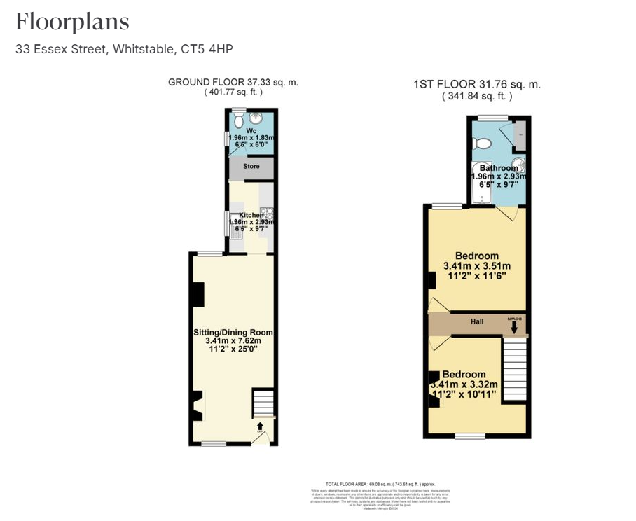 33, Essex Street, Kent floorplan