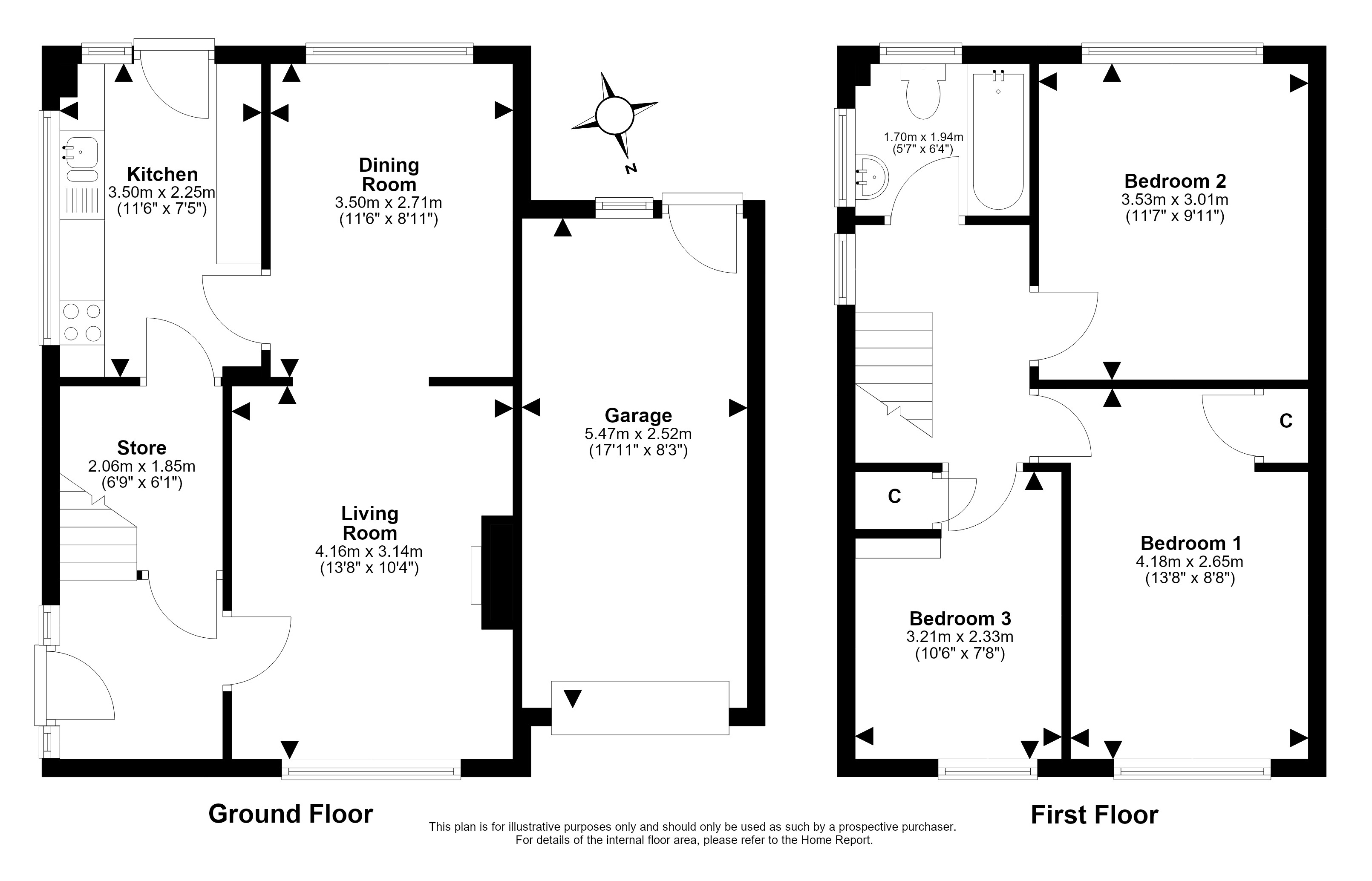 1, Ravendean Gardens, Penicuik floorplan